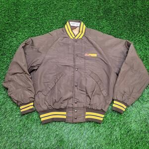 Vintage Dunbrooke Pla-Jac Bomber Jacket M/L 23x25 Baggy Crop USA